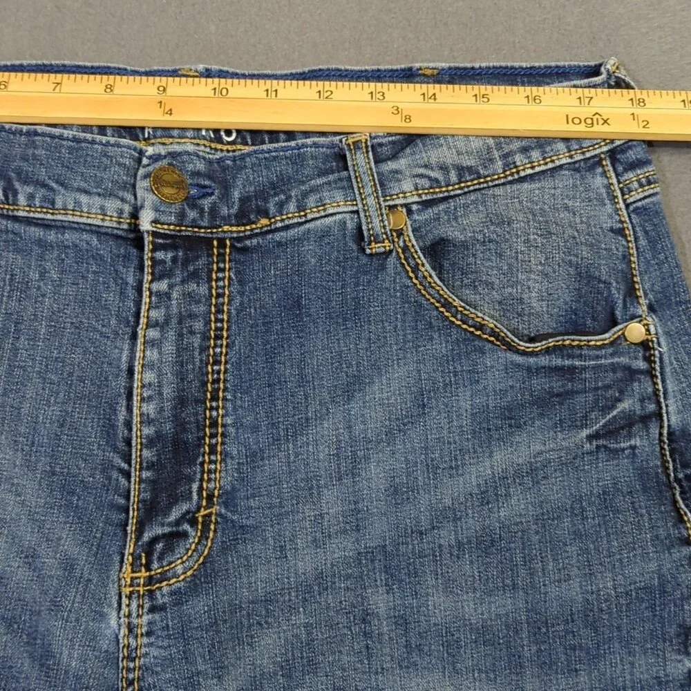 Wrangler Jeans Men's 38x30 Fits 35x29 Blue Retro Slim Boot Western Denim